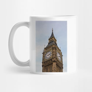 Big Ben against blue and cloudy sky Mug